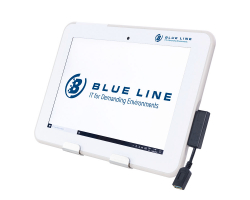 Cleanroom Tablet CleanTablet - Charging and USB connectivity through easy-to-clean flush mounted magnetic connector