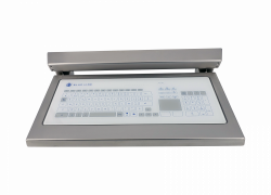 Antibacterial Touch Keyboard in Stainless Steel Housing