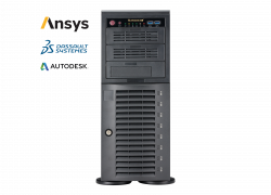 Supermicro Workstation 5049A-T - Ansys, Dassault systemes and Autodesk